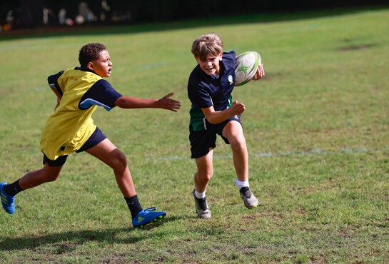 Christ's School Students Playing Rugby