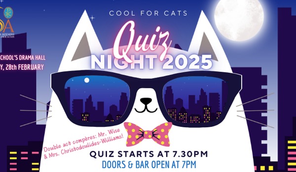 QUIZ NIGHT!  Friday 28th February at 8pm in the  S...