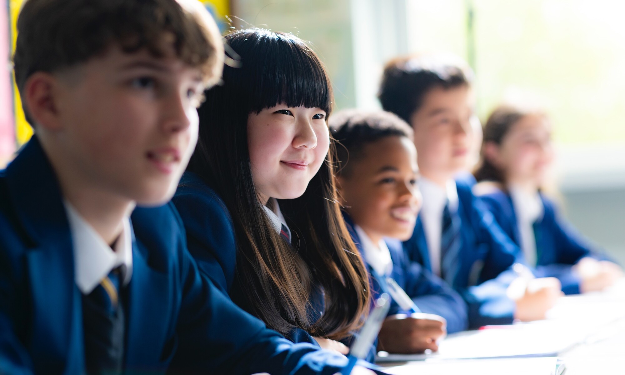Christ's School Students Listening to the Teacher
